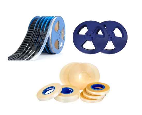 Carrier tape/Rubber disc/Heat sealing cover tape