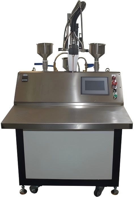 Semi-automatic AB glue potting machine